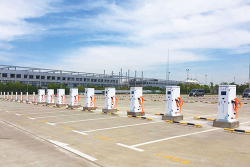 上海浦东国际机场停车场充电站项目