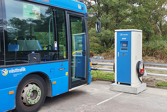 瑞典哥德堡超大电动公交充电项目